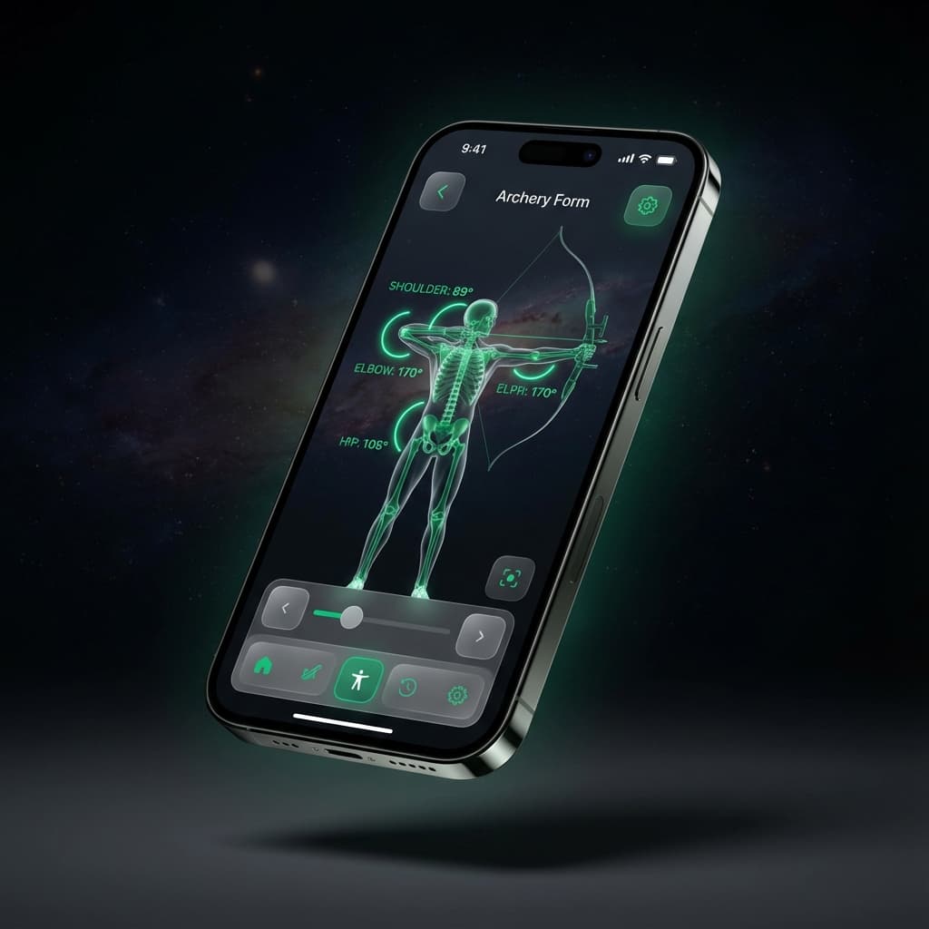 ArcheryBuddy score tracking on a phone